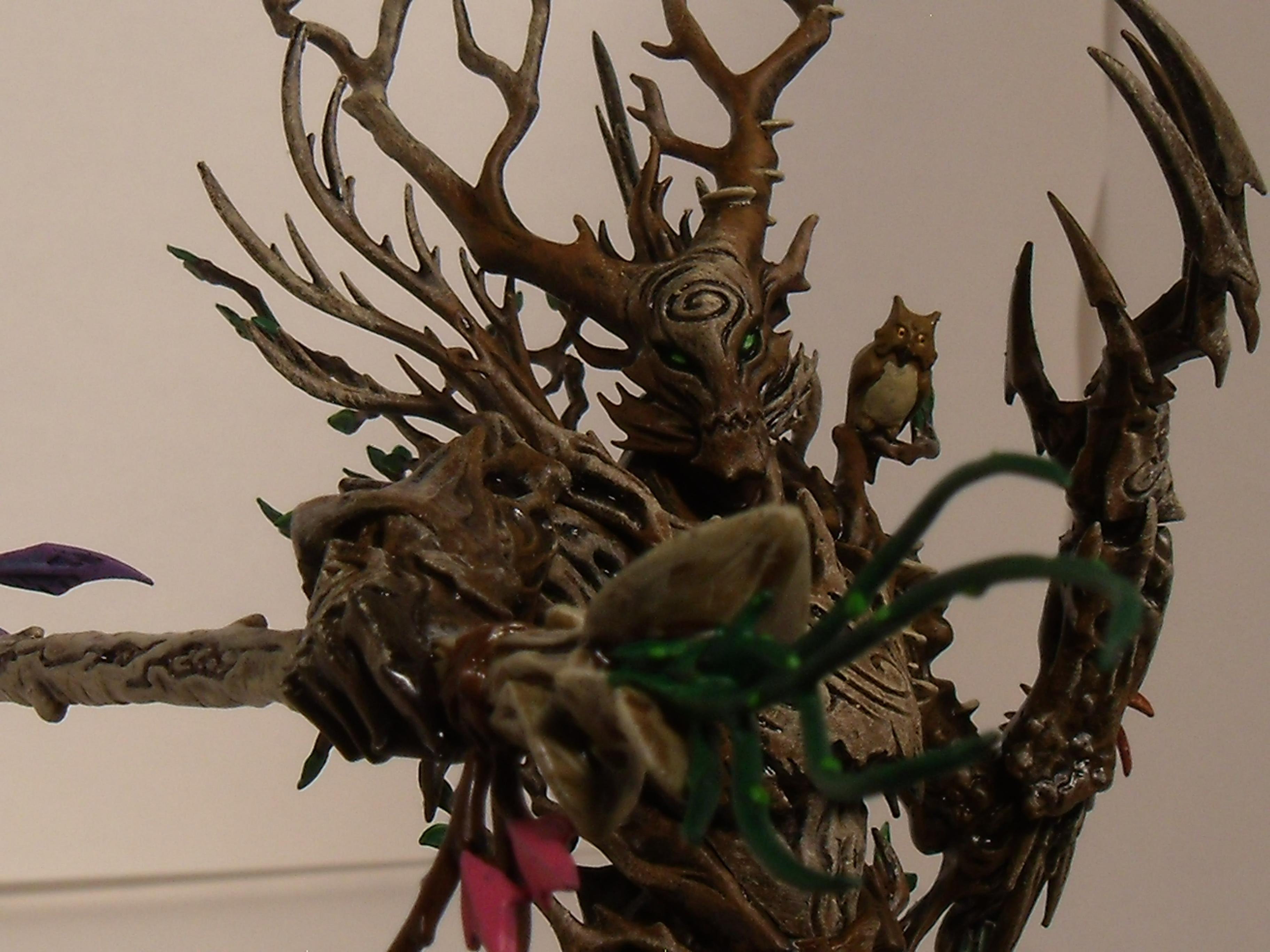 Warhammer, Elfe Sylvain Wood Elve, ent treeman arbre, demonworld, tree treant